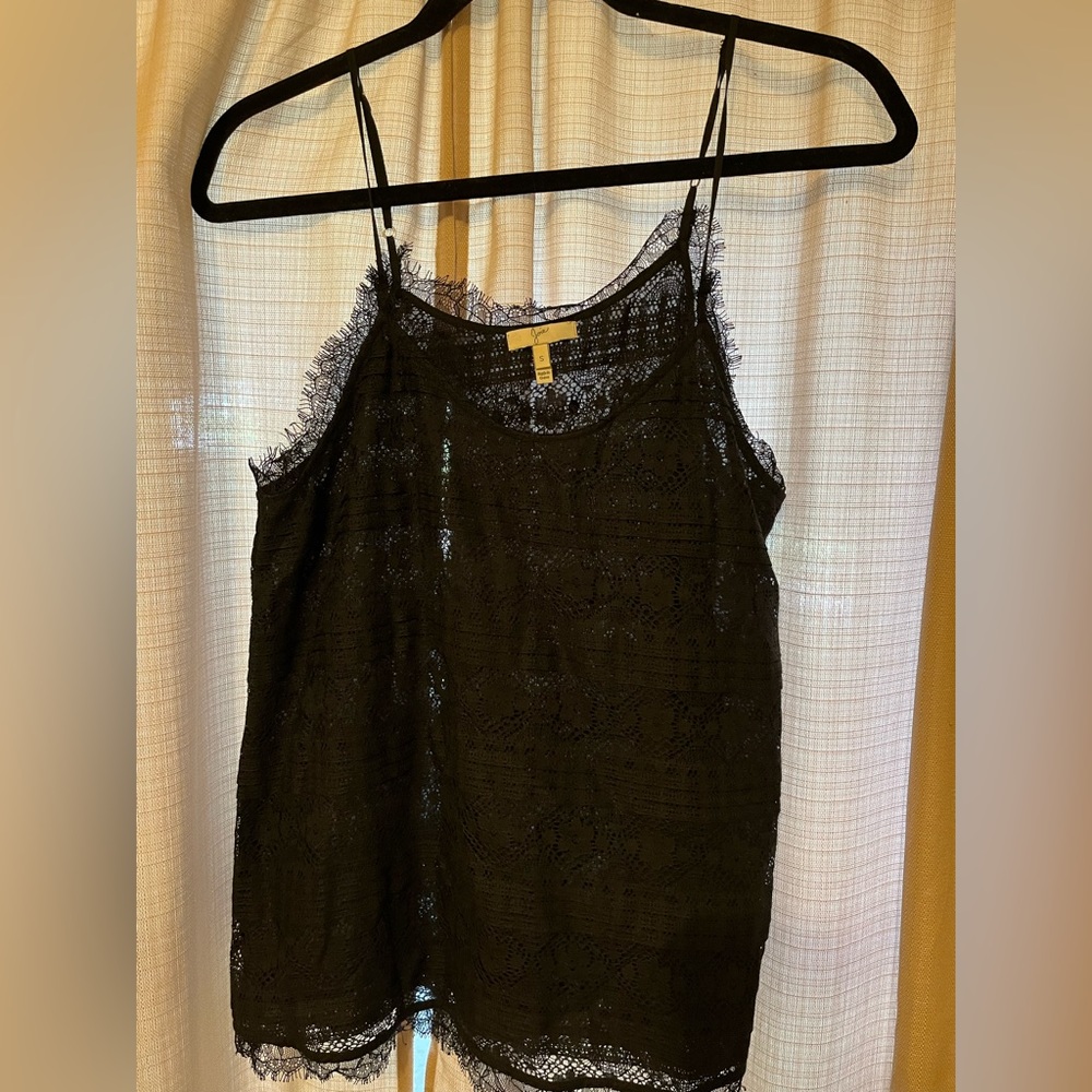 JOIE Black Lace Cami